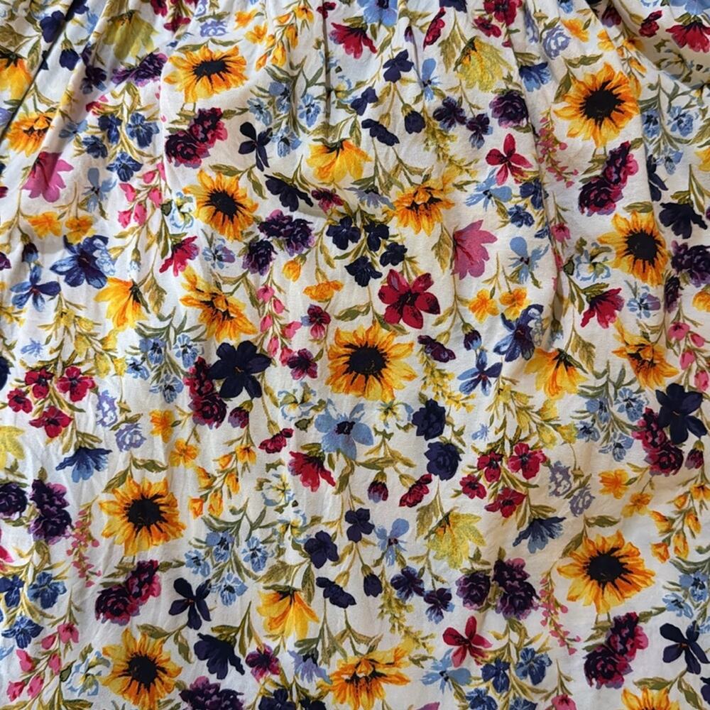 Old Navy Tie-Shoulder Fit & Flare Floral Cami Mini Dress- Wildflowers Size MP - Picture 6 of 6